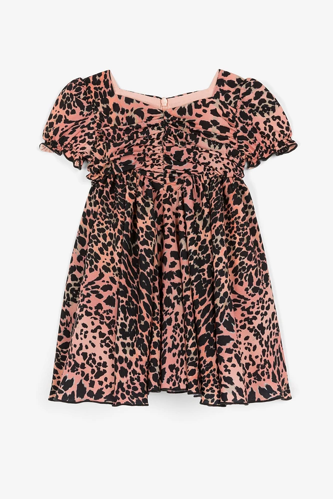 Leopard-Print Dress