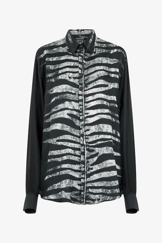 Zebra-Print Shirt