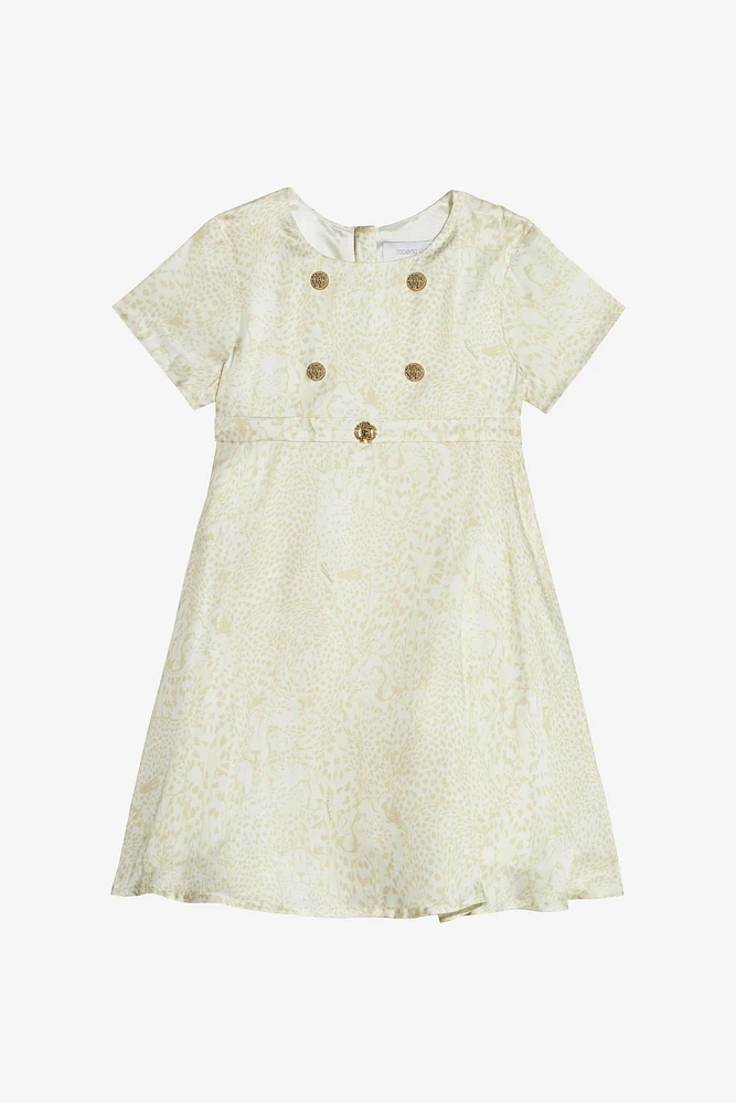 Dress With Cheetahs And Cheetah Skin