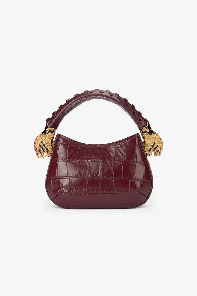 Mini Roar Bag With Crocodile Print
