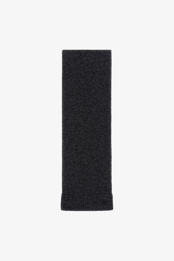 Grey Scarf With Monogram RC