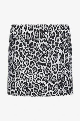 Miniskirt with Leopard print