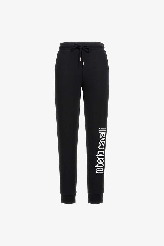 Sporty pants with logo