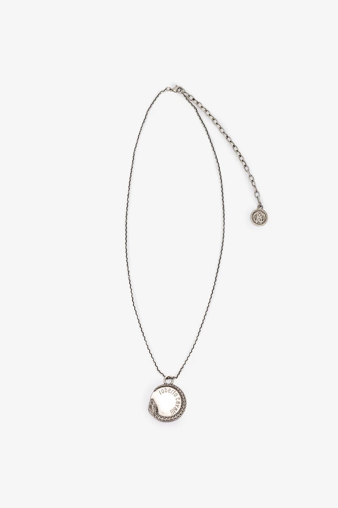Snake Necklace With Logo
