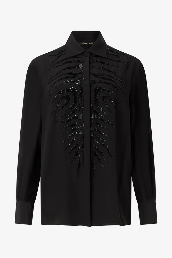 Sequined Tiger Skin Shirt