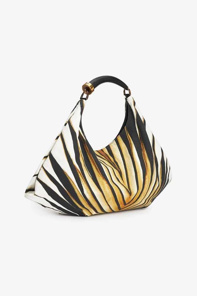 Ray Of Gold Print Shoulder Bag