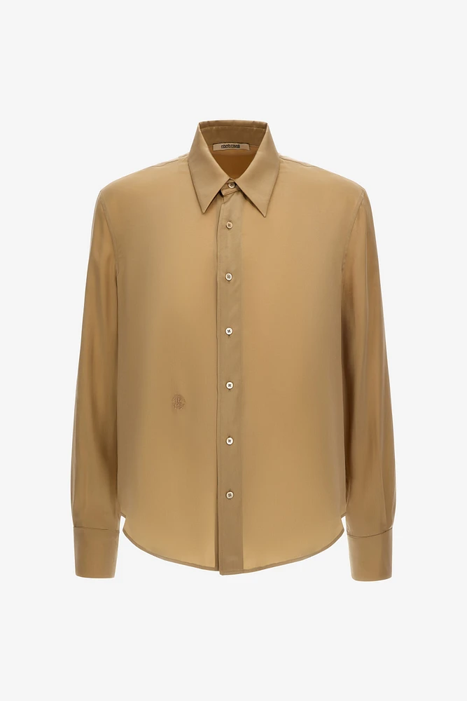 Beige Shirt With Monogram RC