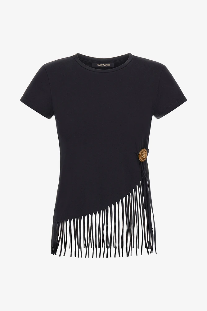Fringe Trim T-Shirt