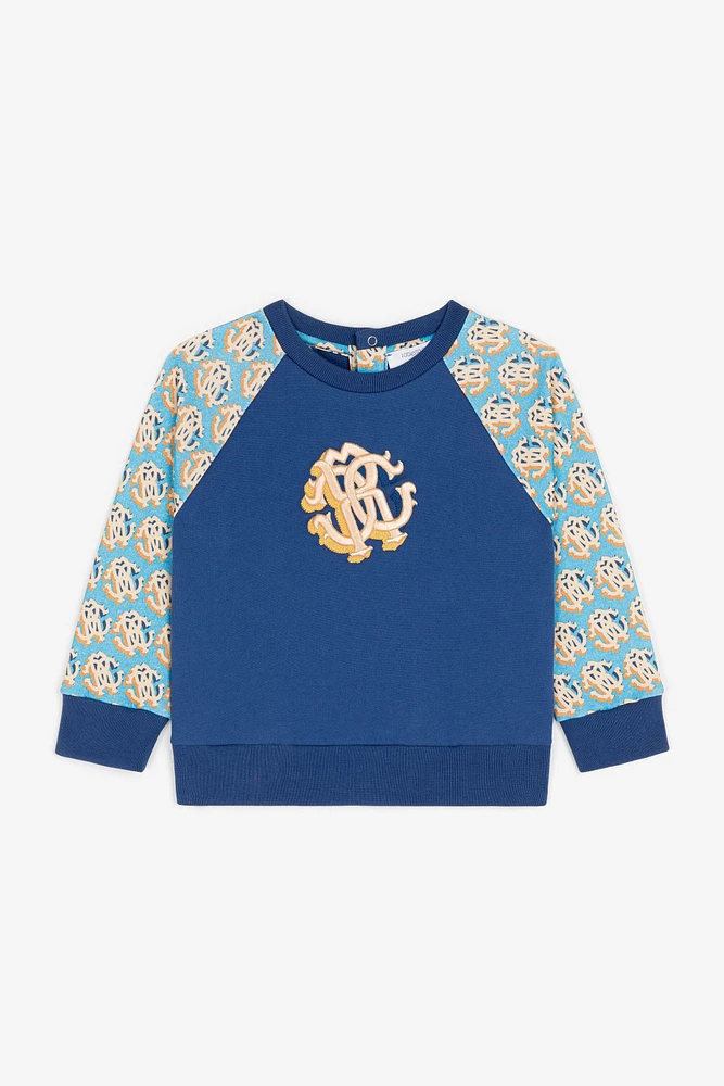 RC Monogram Cotton Sweatshirt