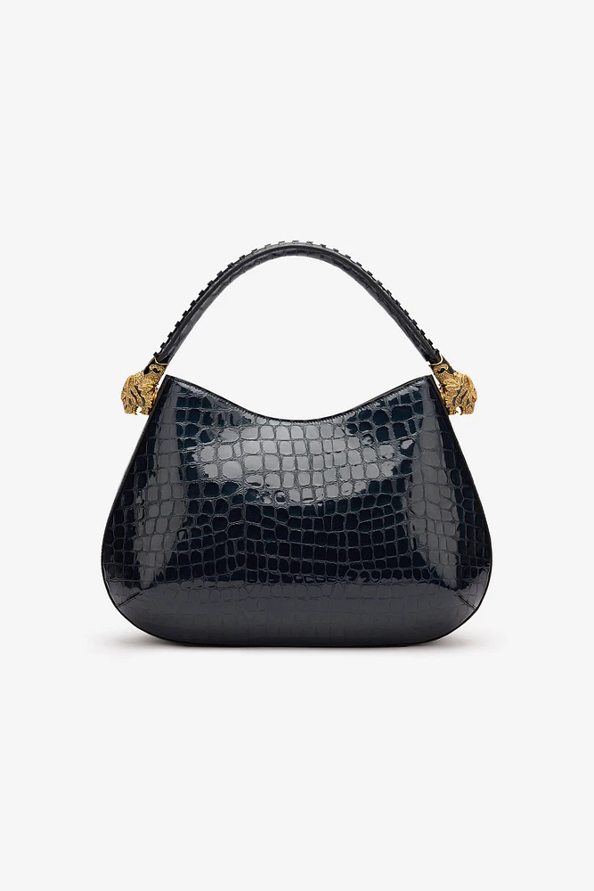 Roar Bag With Crocodile Print