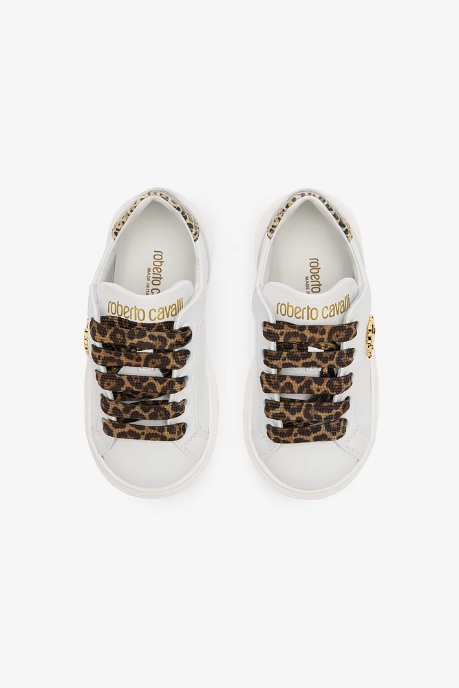 Sneakers With Jaguar Skin Details