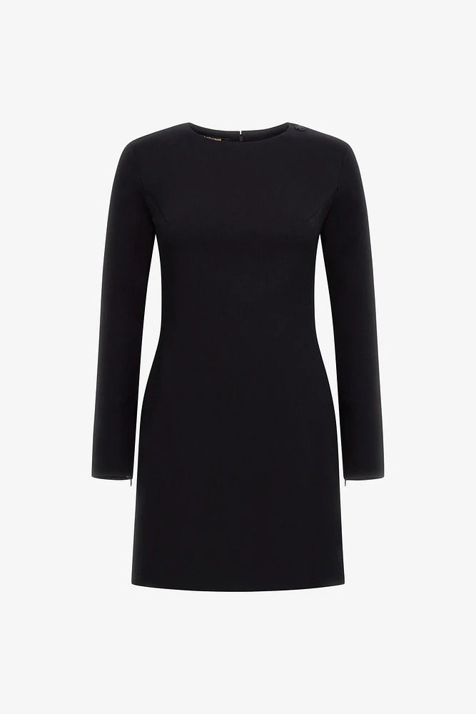 Long-sleeve dress with RC