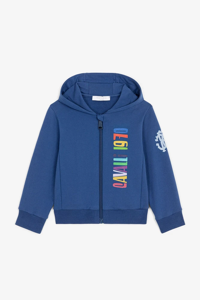 Logo-Print Cotton Hoodie