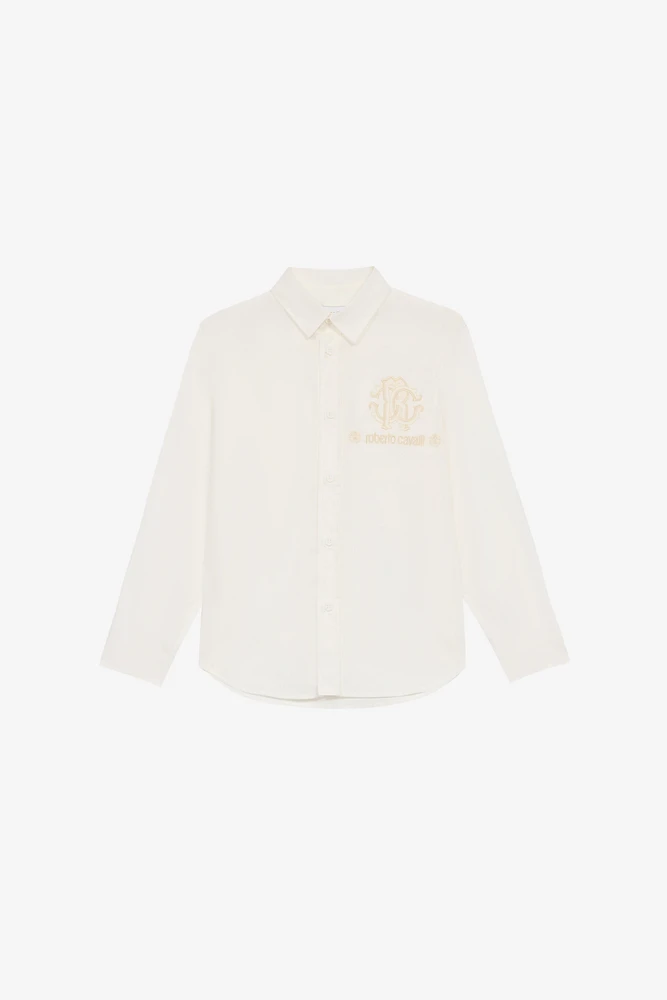 Shirt With RC Monogram And Lettering