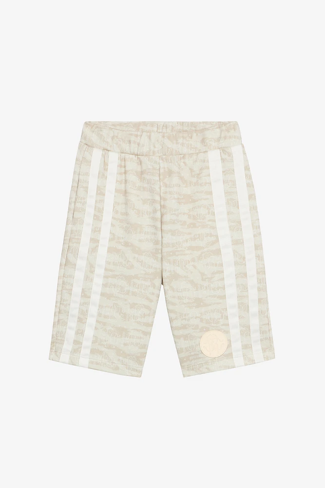 Sports Shorts With Tiger Skin Print