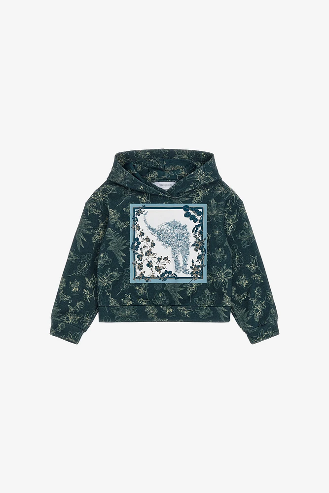 Floral print sweatshirt