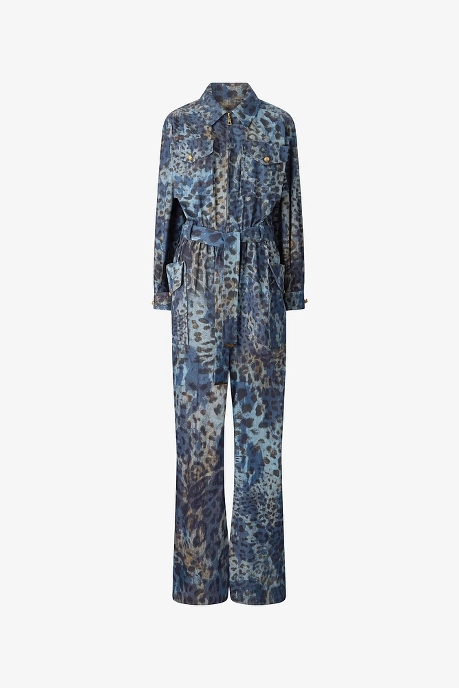 Jumpsuit With Leopard Print