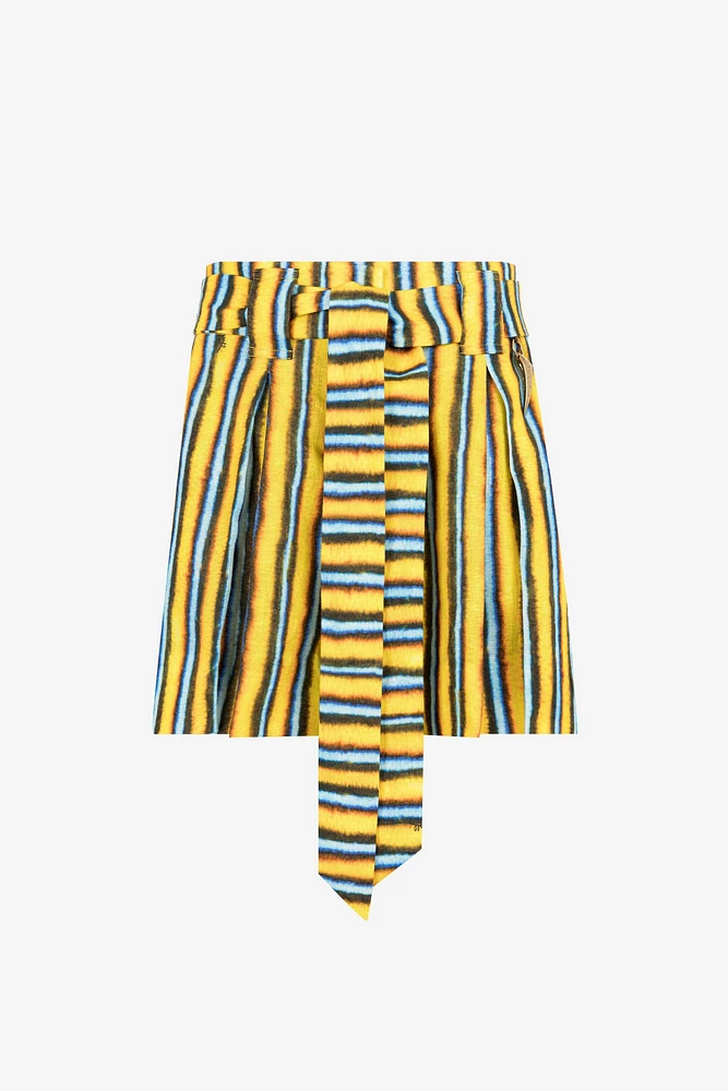 Baidera Print Linen Shorts