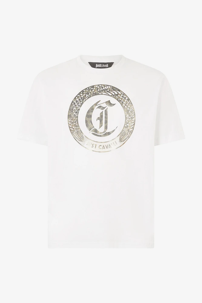 T-Shirt With Front Logo Print