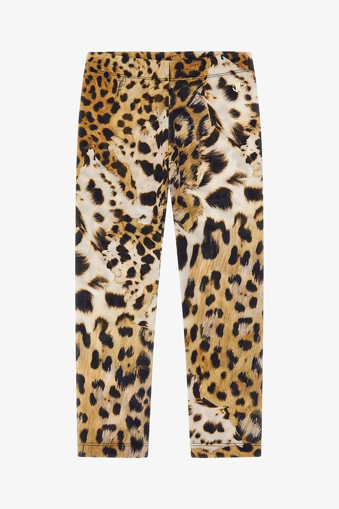 Leopard-print trousers