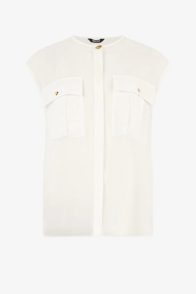 See-Through Sleeveless Top