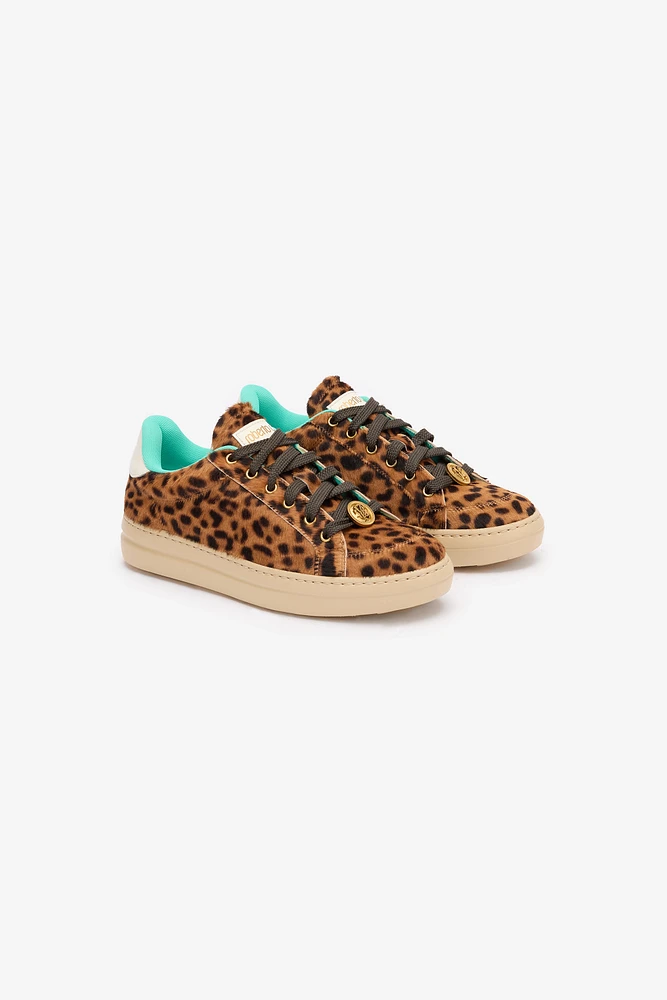 Sneakers With Jaguar Skin Print