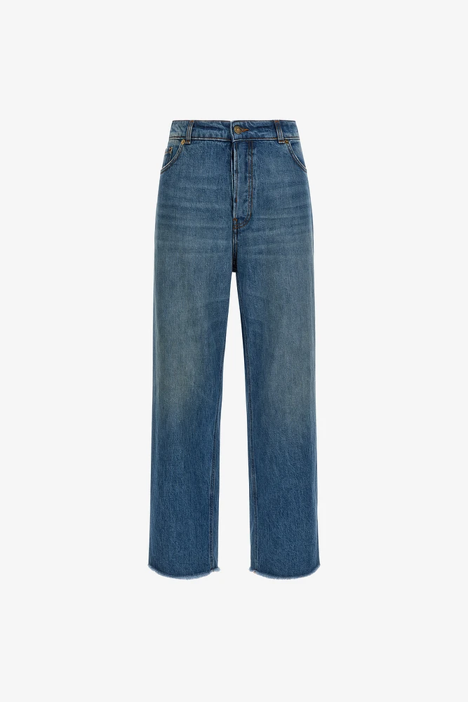 Wide leg jeans