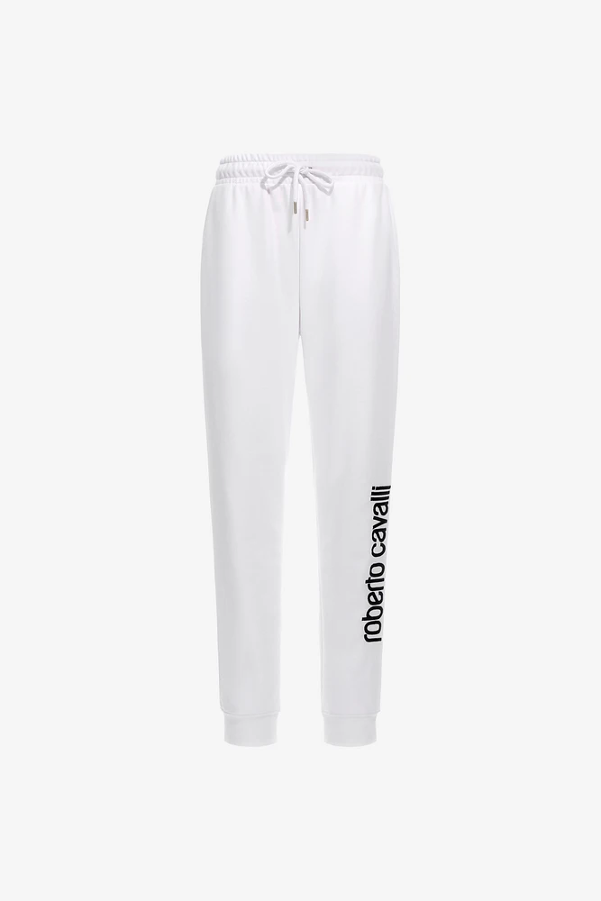 Sporty pants with logo
