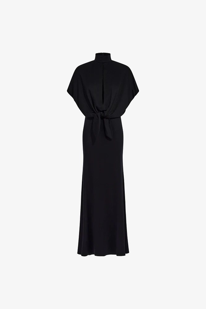 Long dress with knot