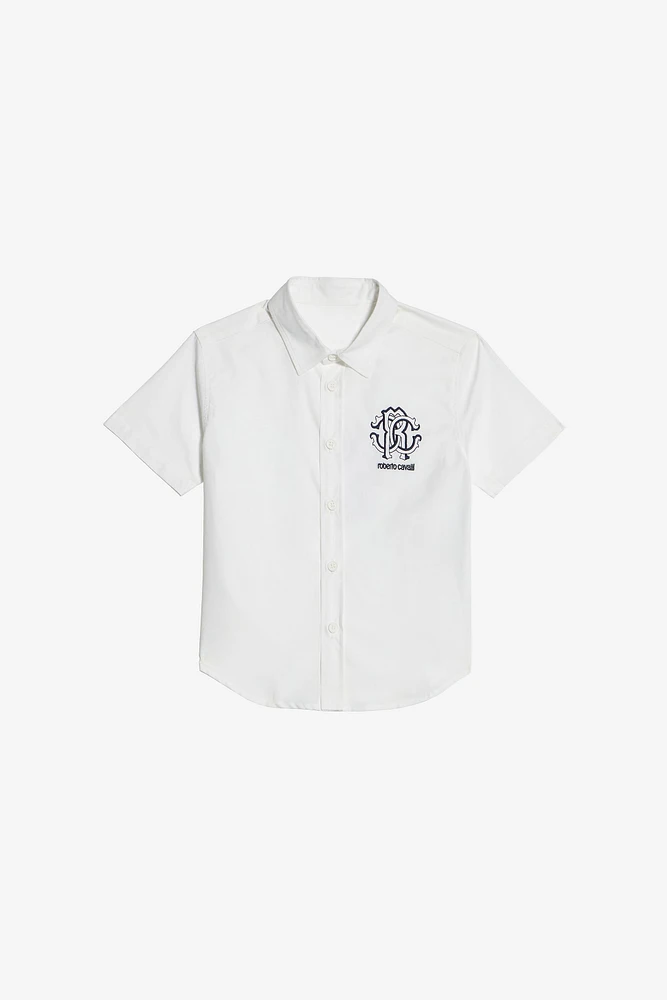 Shirt With RC Monogram And Logo