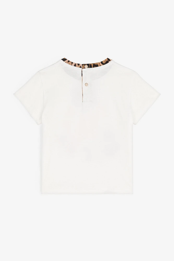 Bird-Print Cotton T-Shirt