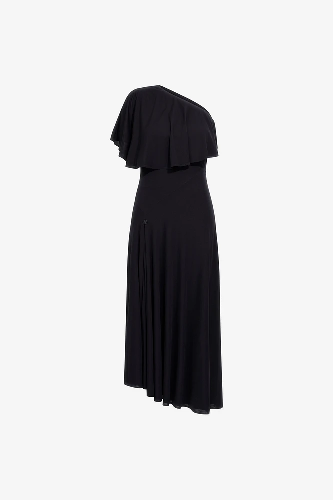 One-shoulder dress with RC