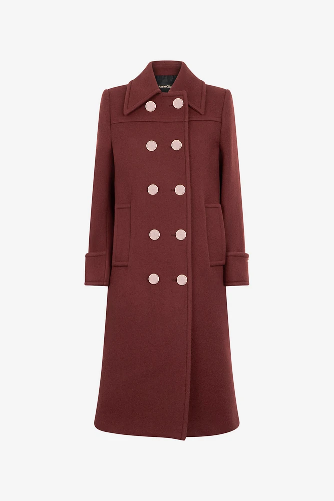 Double-Breasted Wool Coat