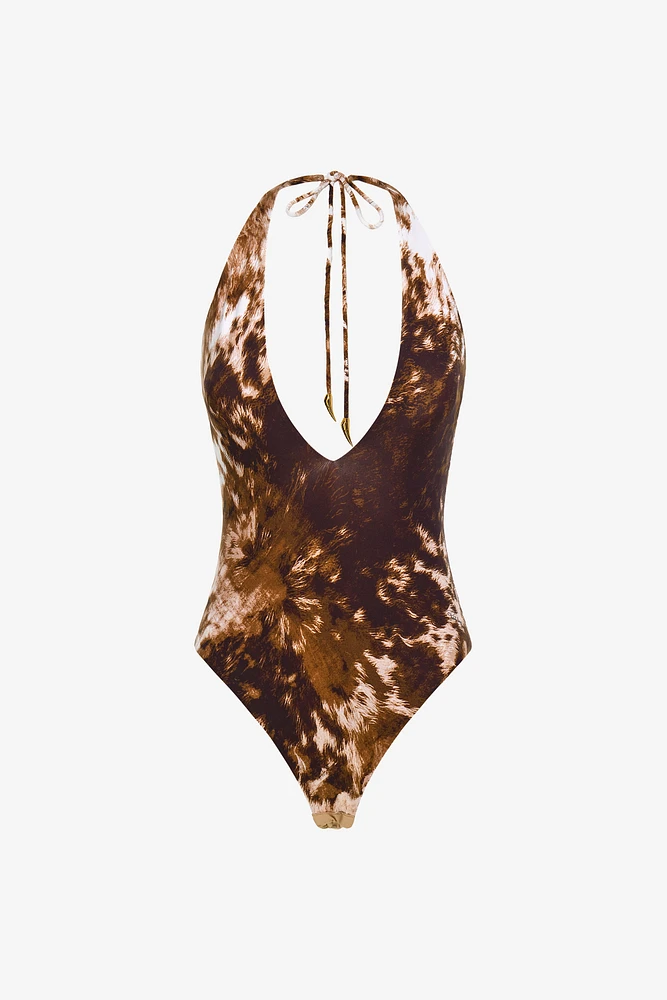 Appaloosa Print Bodysuit
