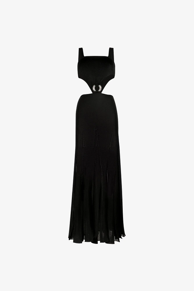 Ring-embellished dress