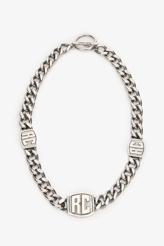 Chain Necklace With RC Monogram