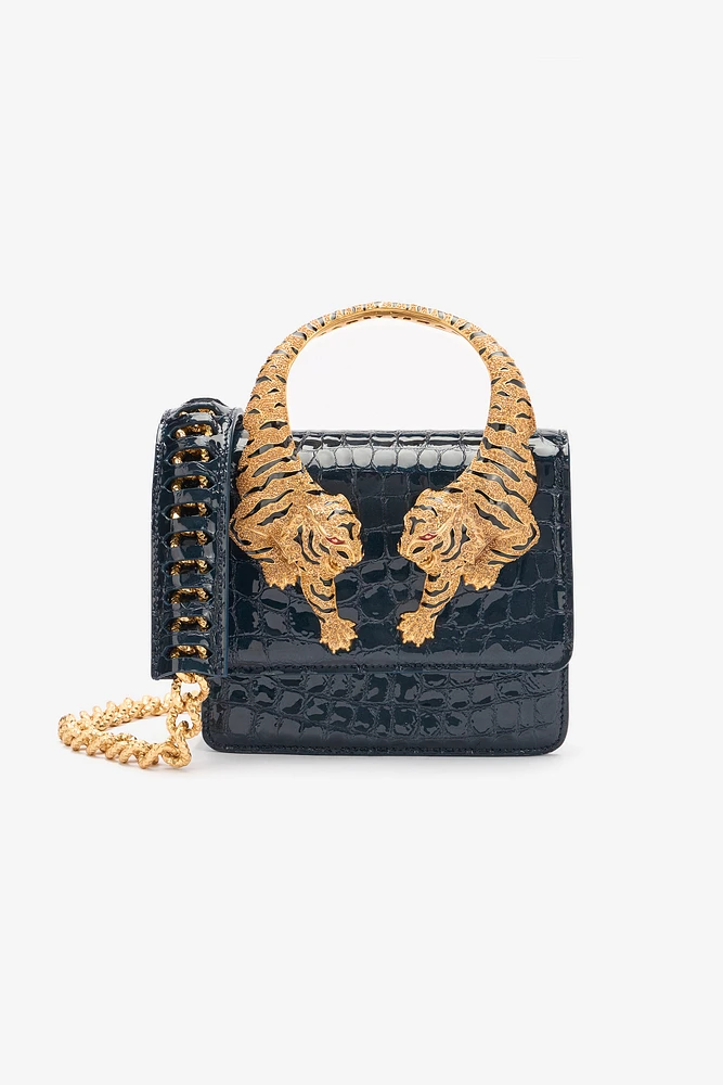 Crocodile-Print Roar Bag
