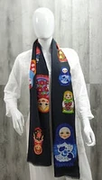 Cashmere Scarf Matrushka Dolls I