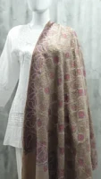 Pure Pashmina Towel with Sozni Work (ONE OF A KIND)
