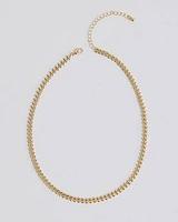 Golden Leaf Link Necklace