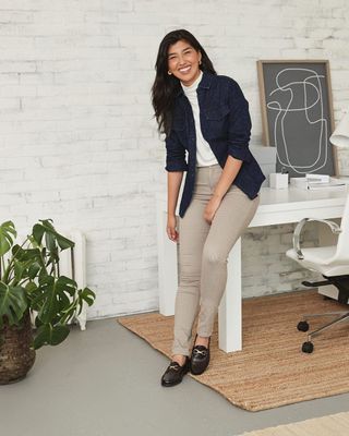 Le Skinny De Jeanne Raw Stagger Jeans 