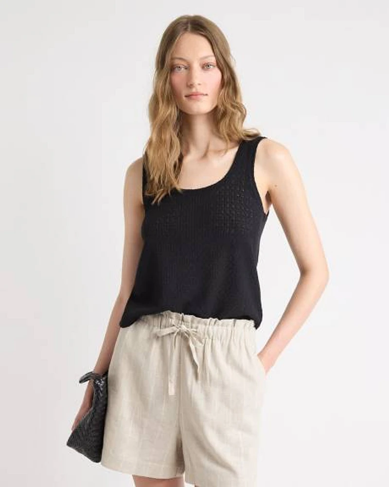 Loose Crochet Tank Top
