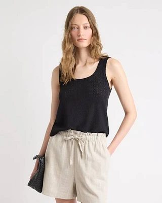 Loose Crochet Tank Top