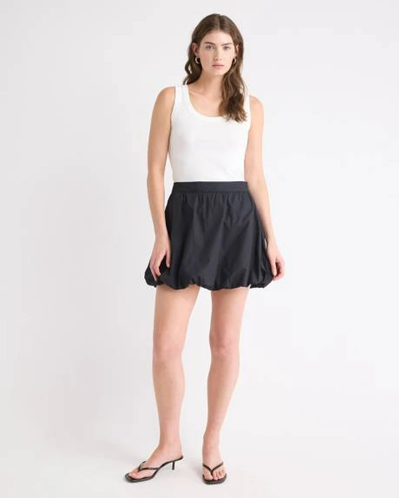 High-Rise Bubble Mini Skirt