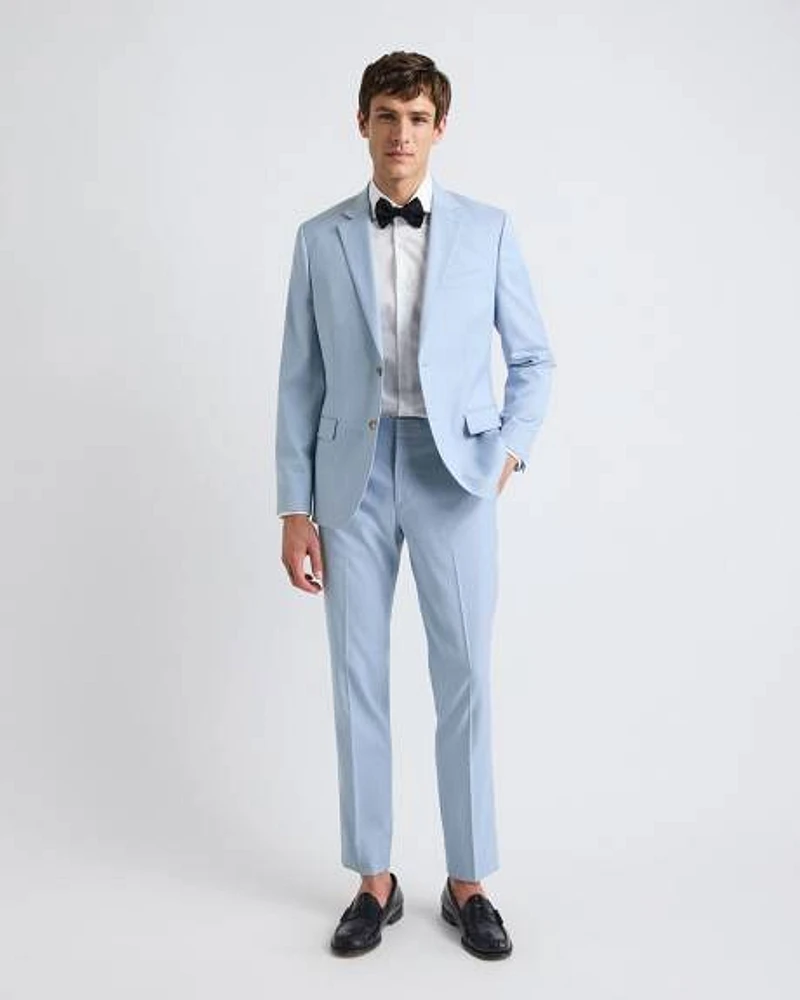 Pantalon de Complet Bleu Pâle à Coupe Étroite