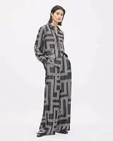 High-Rise Fluid Wide-Leg Pant