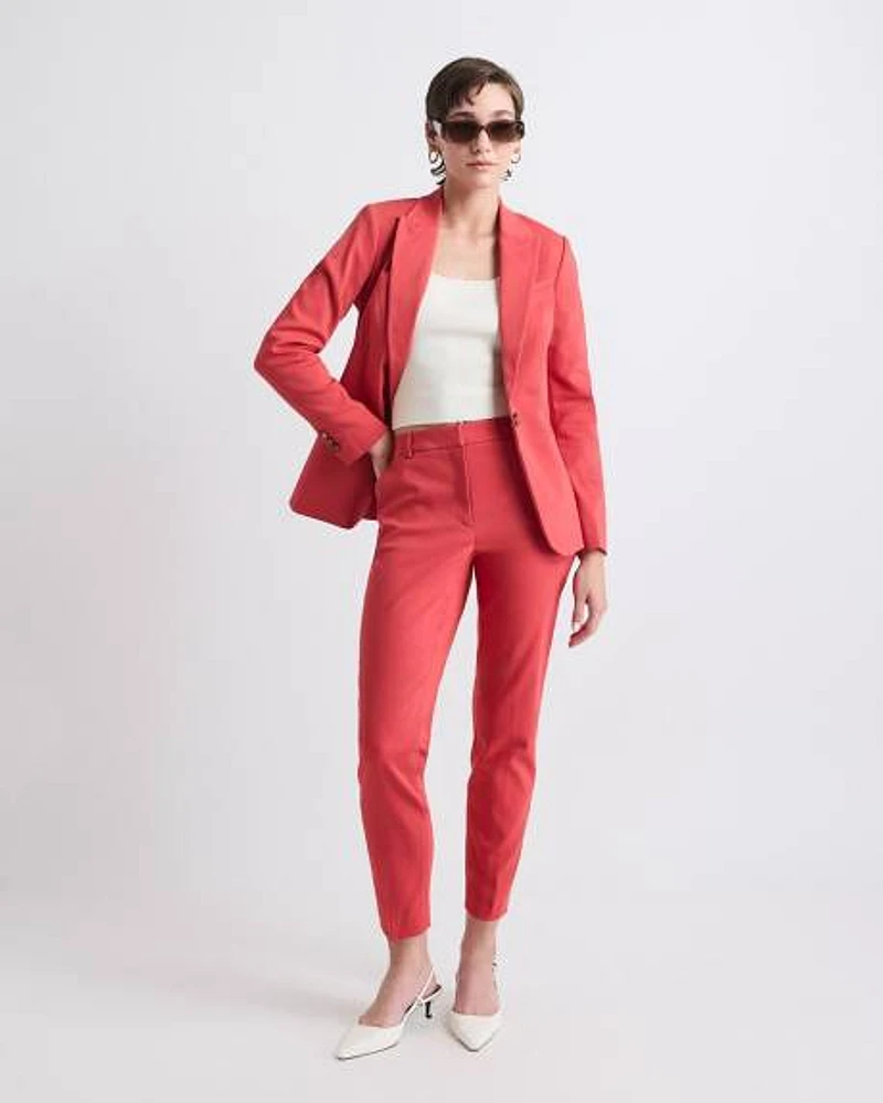 Limitless Mid-Rise Slim-Leg Ankle Curvy Pant
