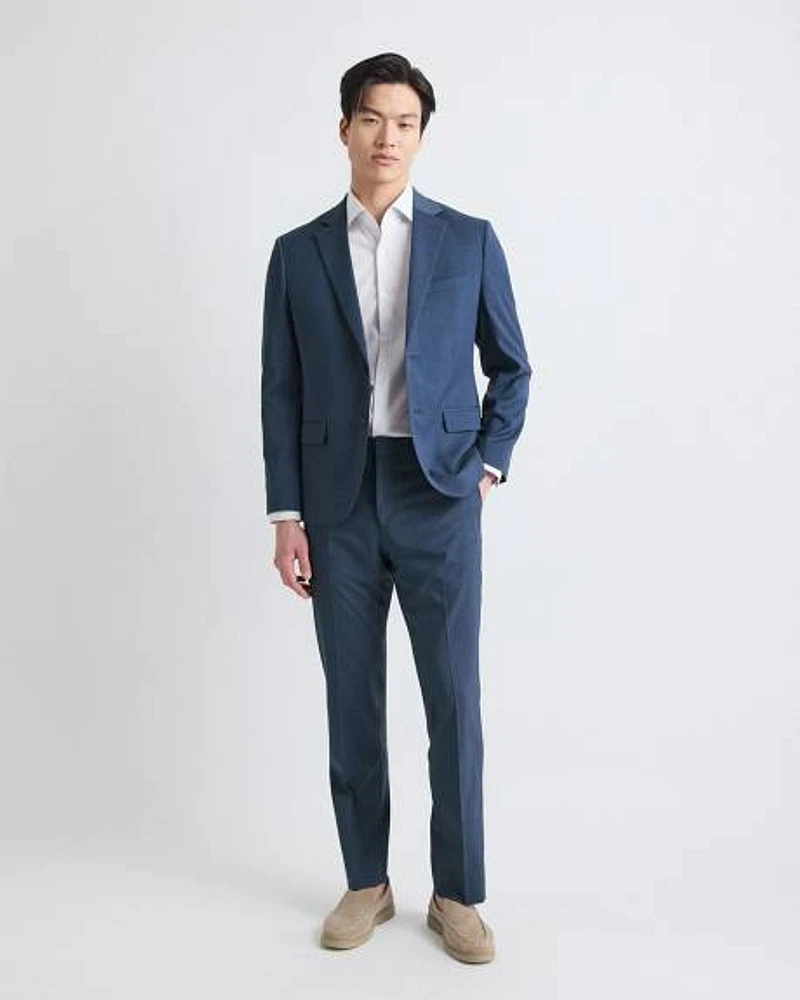 Slim-Fit Blue Suit Pant
