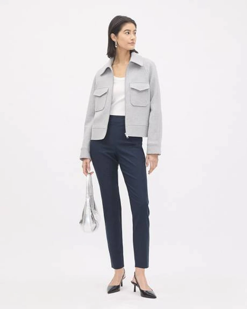 Twill Ankle City Legging Pant
