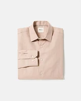 Tailored-Fit Linen Dress Shirt